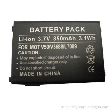 3.7V, 850mAh Cellphone Battery for Motorola V50/L7089/Timeport 260